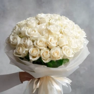 Белые розы &laquo;Белый шелк&raquo; 0