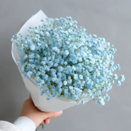 Монобукет из гипсофилы &laquo;Лунный свет&raquo; 1