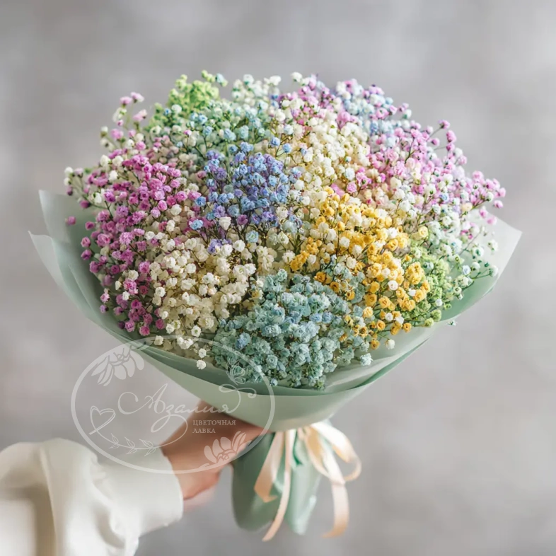 Монобукет из гипсофилы &laquo;Нежный акцент&raquo;