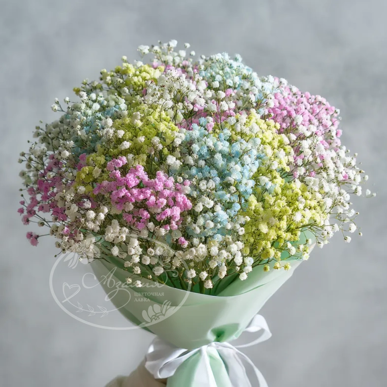 Монобукет из гипсофилы &laquo;Нежный акцент&raquo;