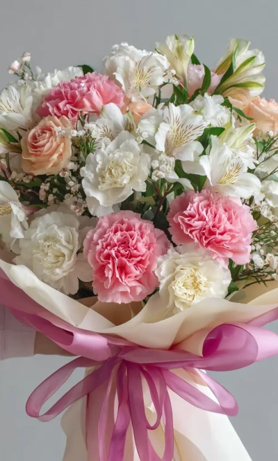 Букет с альстромериями «Игривое настроение»