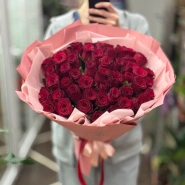 Букет из красных роз &laquo;Родос&raquo; 0