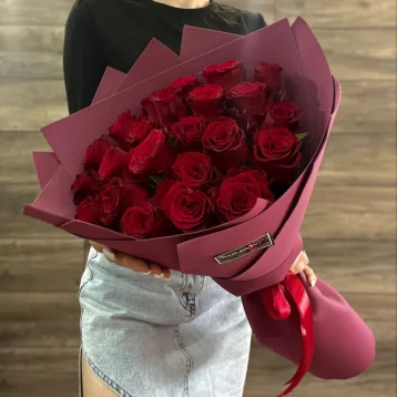 Букет кенийских роз «Бархатный сезон»