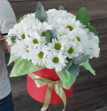 Ромашки в коробки «Летняя поляна»